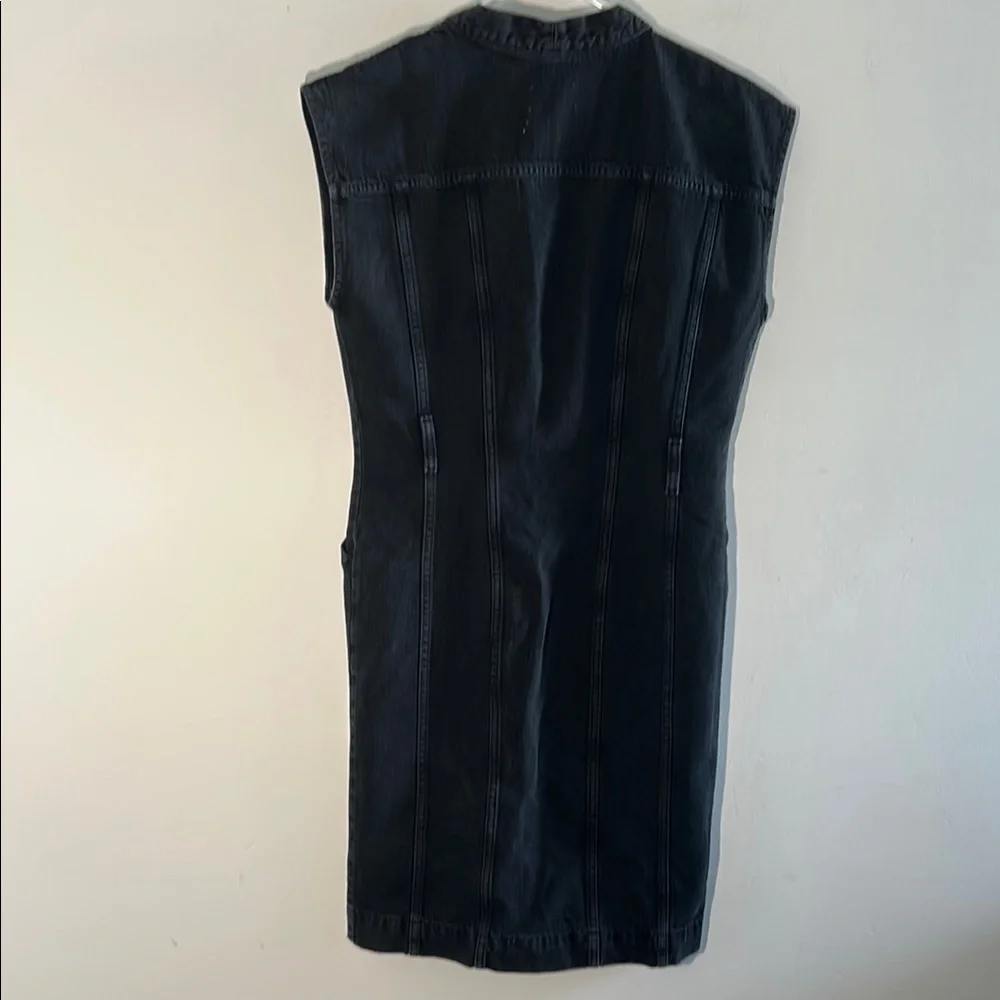 Etica, Woman’s Size Small Black Button-Down Mini Dress - Picture 6 of 6